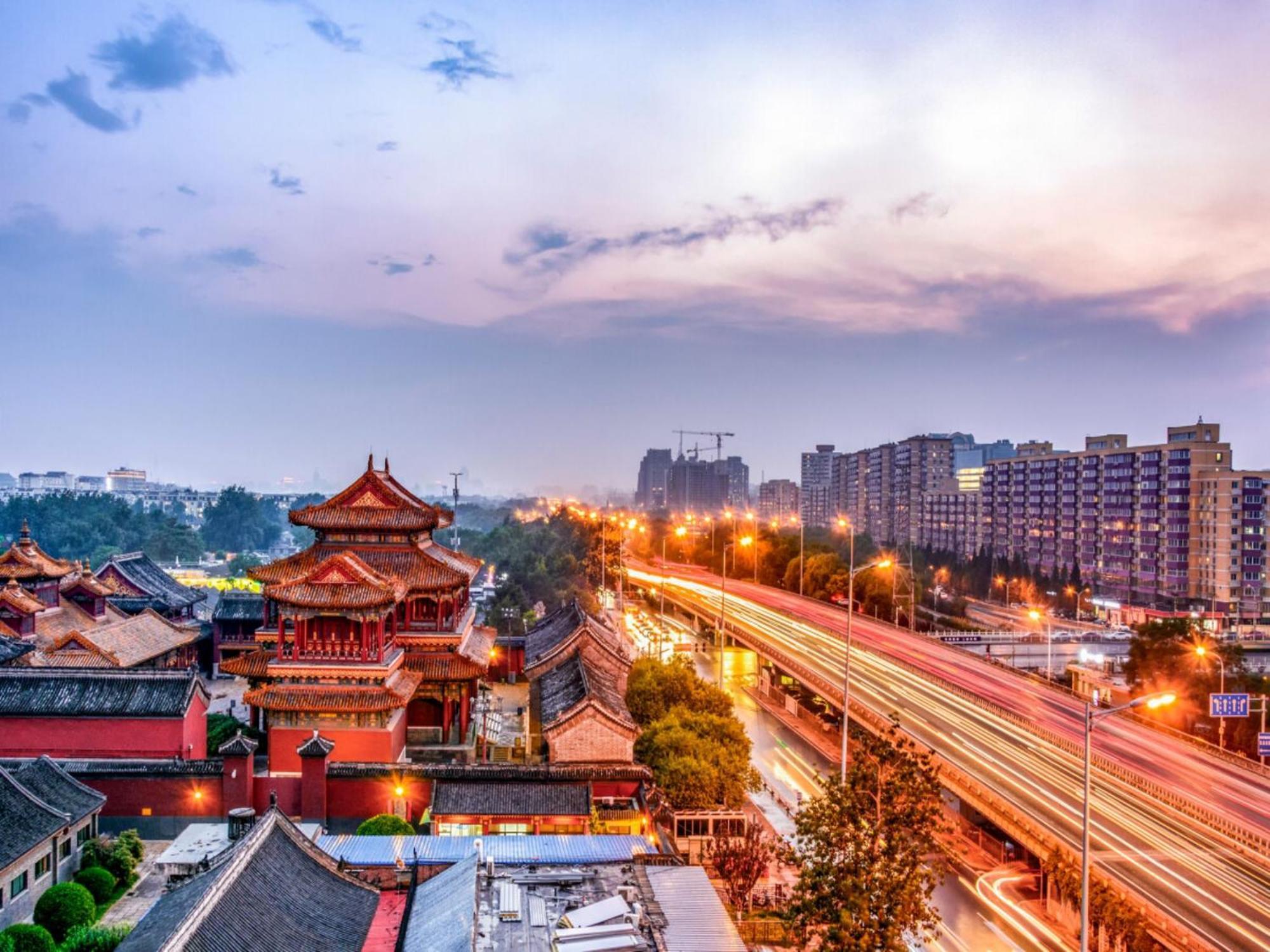 Happy Dragon City Center Alley Hotel -In The City Center With Big Window&Heater, Ticket Service&Free Coffee&Food Recommendation,Near Tian Anmen Forbiddencity,Easy To Get Traditional Walking Area&Shichahai Pékin  Extérieur photo